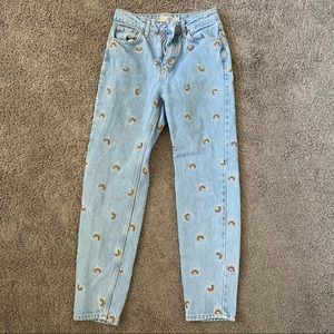 Topshop mom jeans W25L30